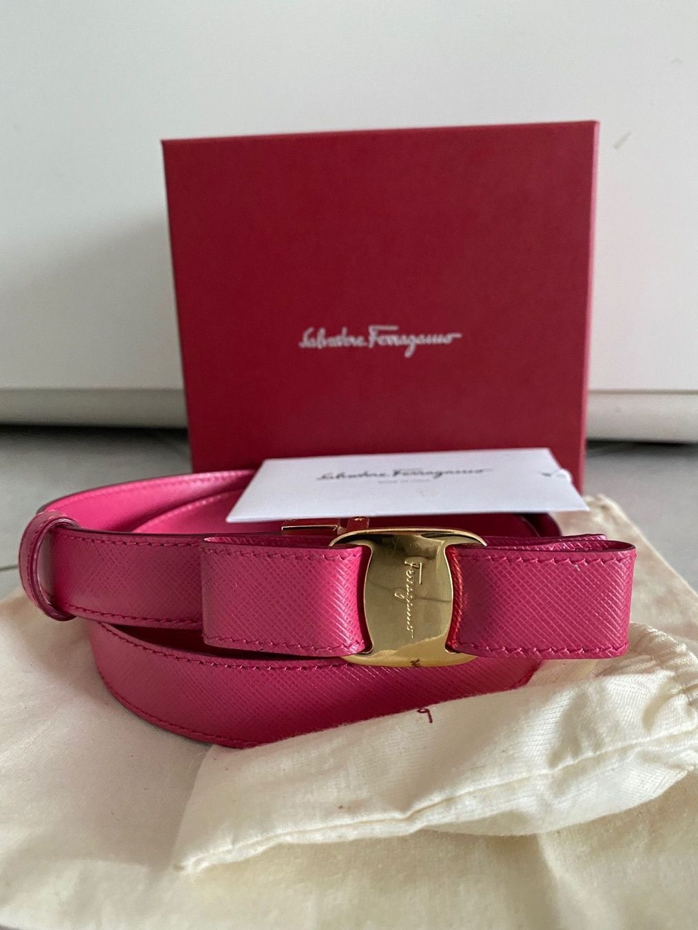 Salvatore Ferragamo Cinture: Salvatore Ferragamo Belt - 85 – Usato da Ponte Tresa venduto da La_Vie_En_Rose 1