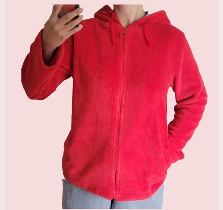 YAMAMAY Jacket rouge douce - Taille S/M
