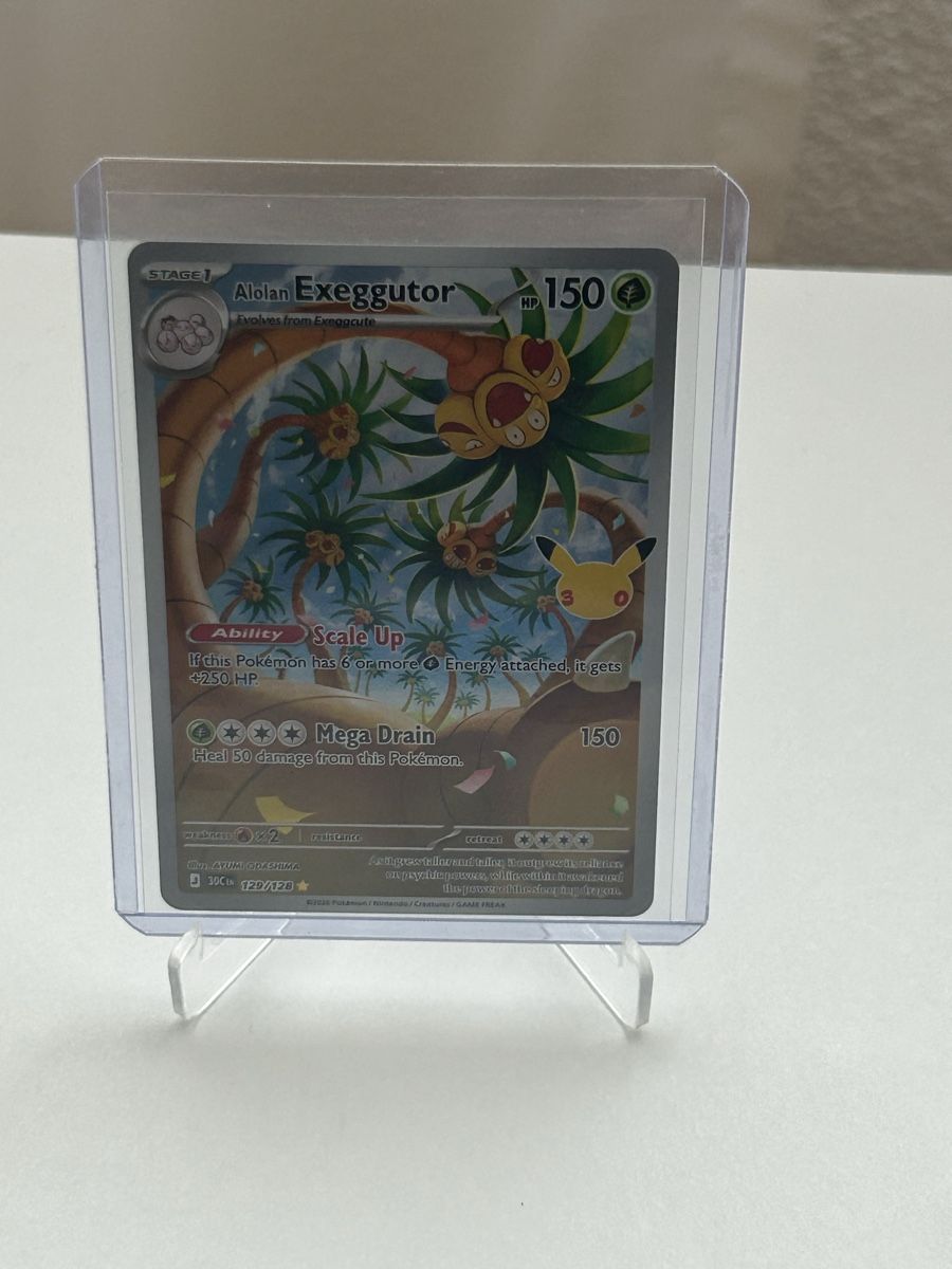 Pokémon Carte collezionabili: Alolan Exeggutor 30th Celebration 129/128 – Nuovo (secondo la descrizione) da Aarau venduto da Gr07