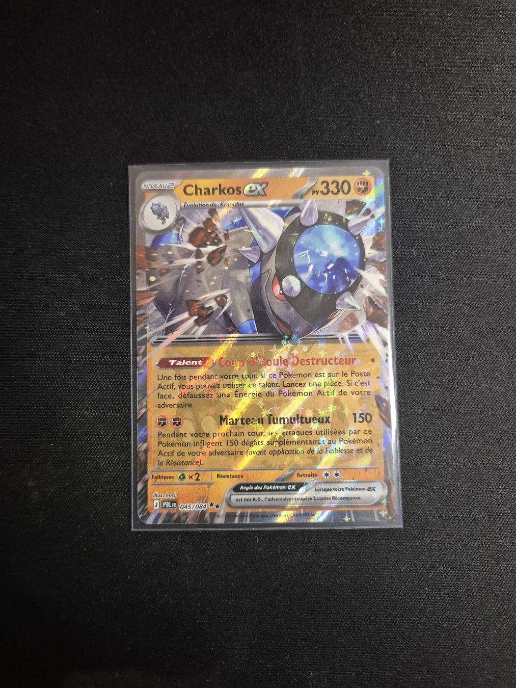 Pokémon Sammelbilder & Trading cards: Pokémon Charkos ex 045/084 Nuit Noire PBL FR – Neu (gemäss Beschreibung) aus Couvet von tho_9pnx