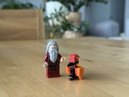 LEGO Harry Potter Albus Dumbledore Minifigur und Fawkes