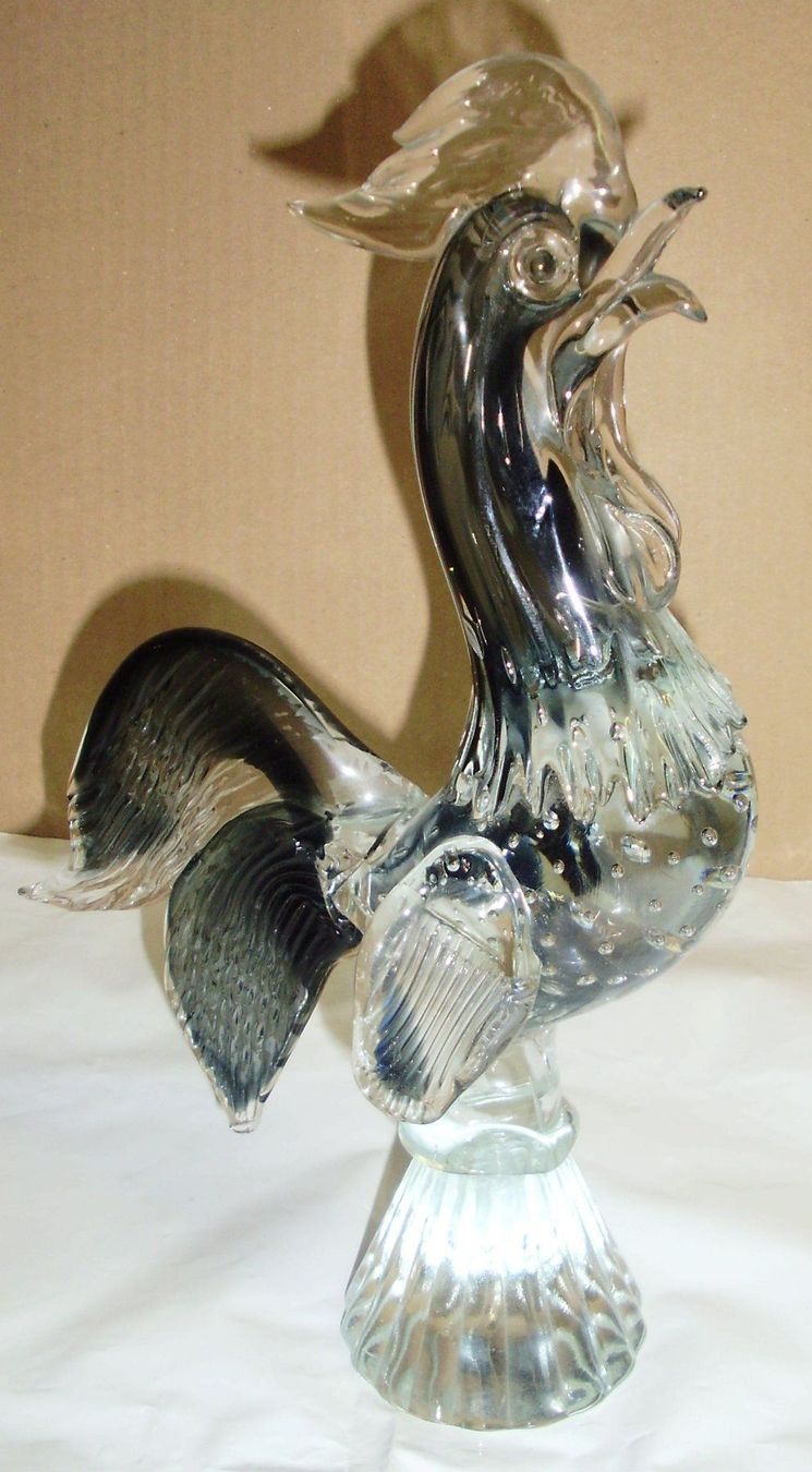 Statuette: Hahn / Güggel / Glas – Usato da Pfäffikon SZ venduto da chianmaijoey
