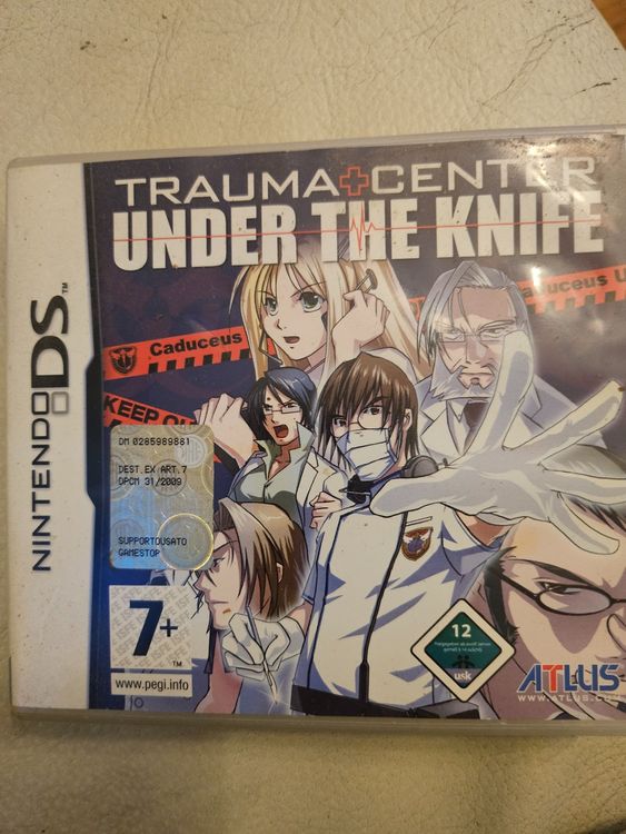 Trauma Center - Under the knife - Jogo de DS3DS completo  Shopee Brasil