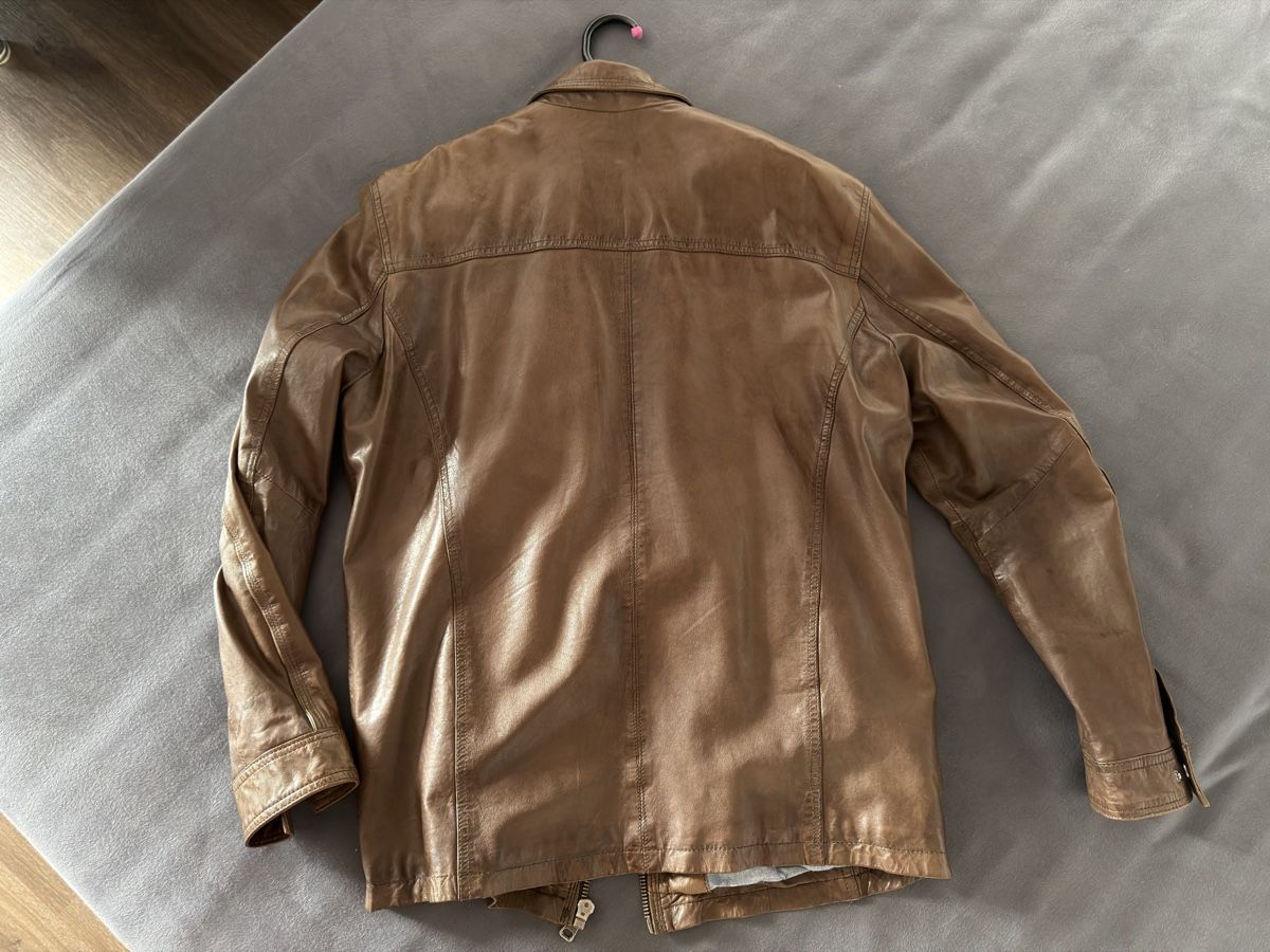 Giacche: Quadro Lederjacke, Grösse 54, Braun – Nuovo (secondo la descrizione) da Seltisberg venduto da diamant103 4