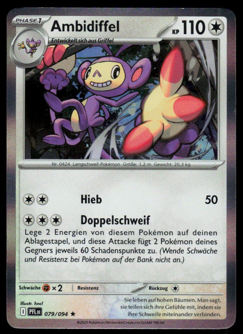 Pokémon Carte collezionabili: Pokemon Ambidiffel 079/094 – Usato da Herisau venduto da Pokemon2025