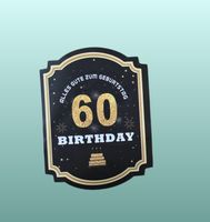 Geburtstags Flaschen Etikette 60 Geburtstag Deko Neu