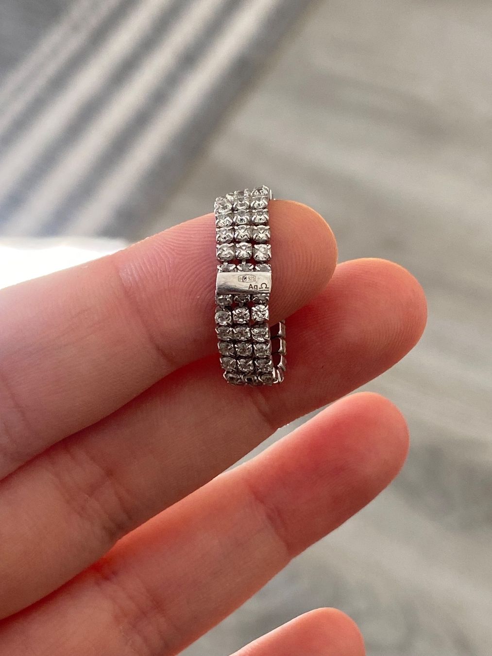 Anelli: Bague en argent taille 52 – Usato da Montreux venduto da Perledor 3