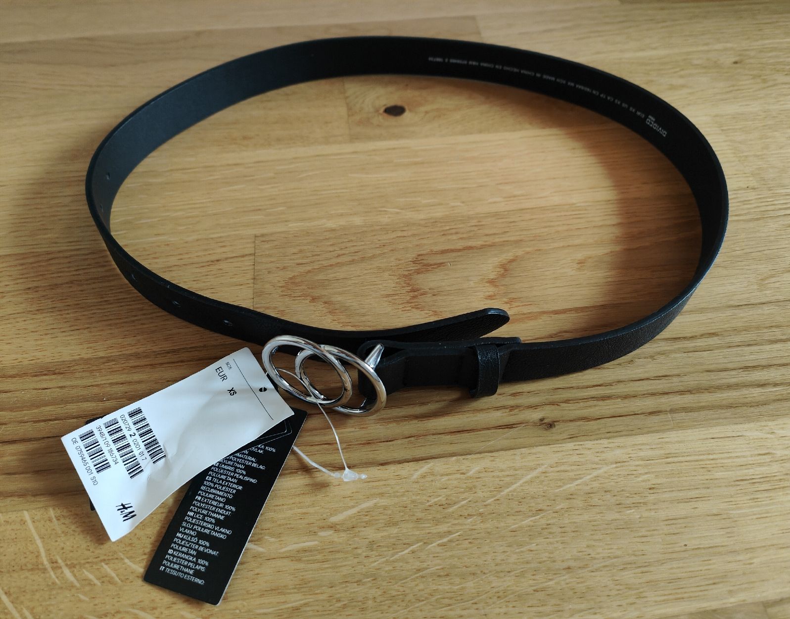 H&M Cinture: Gürtel / schwarz / Grösse XS – Nuovo e nell'imballaggio originale da Kleinandelfingen venduto da Stitch2014 2