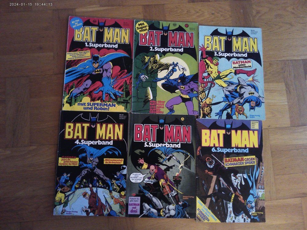 Fumetti: Batman Comic Sammlung, 6 X SUPERBÄNDE MIT SAMMELMARKE – Usato da Volketswil venduto da nemo2000