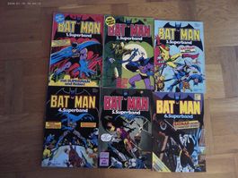 Batman Comic Sammlung, 6 X SUPERBÄNDE MIT SAMMELMARKE