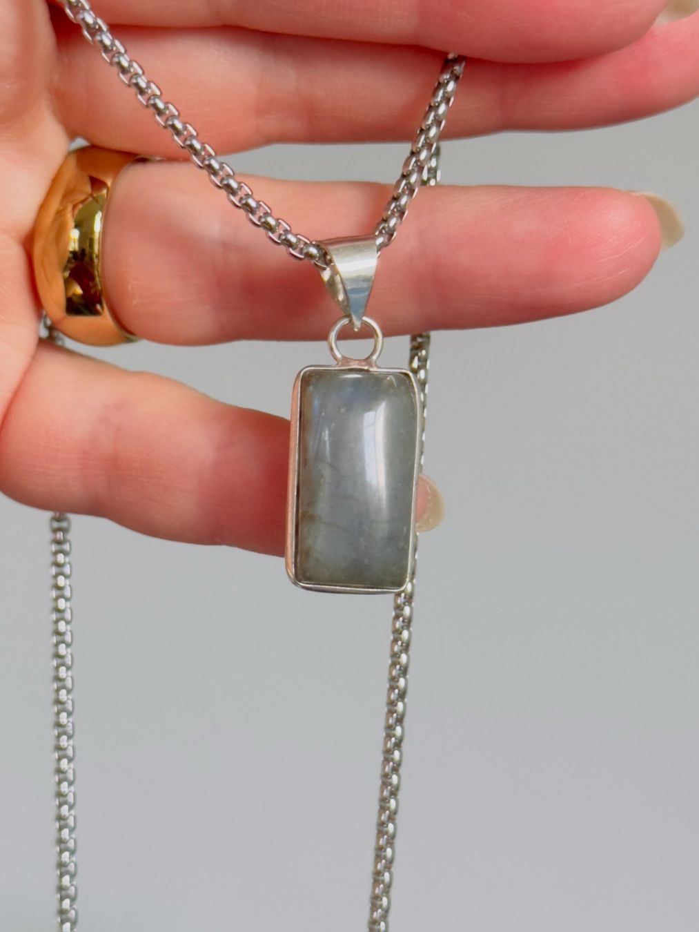 Catenine: Labradorite necklace – Nuovo e nell'imballaggio originale da Genève venduto da AGBERG 5