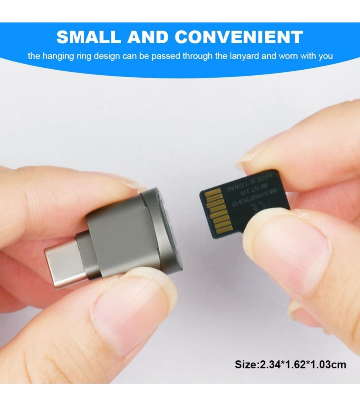 Lettori di schede: Micro SD Kartenleser, USB C auf SD Kartenleser, mit USB C-A – Nuovo e nell'imballaggio originale da Winterthur venduto da Pcline1 6