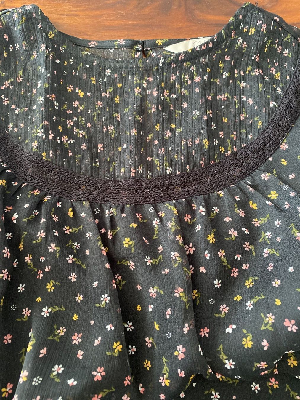 C&A Kleider: Herbstkleid Chiffon Blümchenmuster / 34 – Neu (gemäss Beschreibung) aus Hergiswil NW von Labello01 2