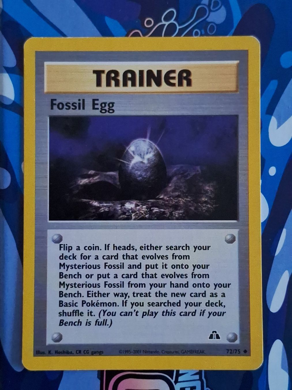 Pokémon Carte collezionabili: Fossil Egg - Neo Discovery #Ord17 – Usato da Altstätten SG venduto da GGsGameshop