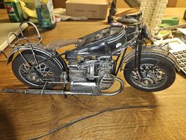 Vintage Motorrad Modell, Handgefertigt,Sammlerstück (Q)