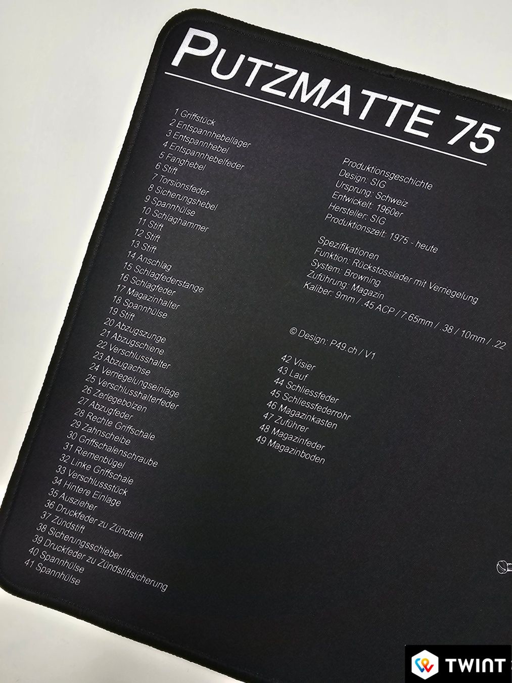 Sig Sauer Tutti gli attrezzi: Putz- und Zerlegematte SIG P75 / P220 – Nuovo e nell'imballaggio originale da Frutigen venduto da Darksmash666 2