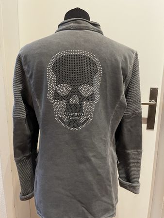 Baumwoll-Jacke Grösse L/42 Skull