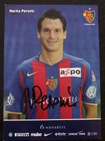 Signierte Sammelkarte Marko Perovic FCB 08/09