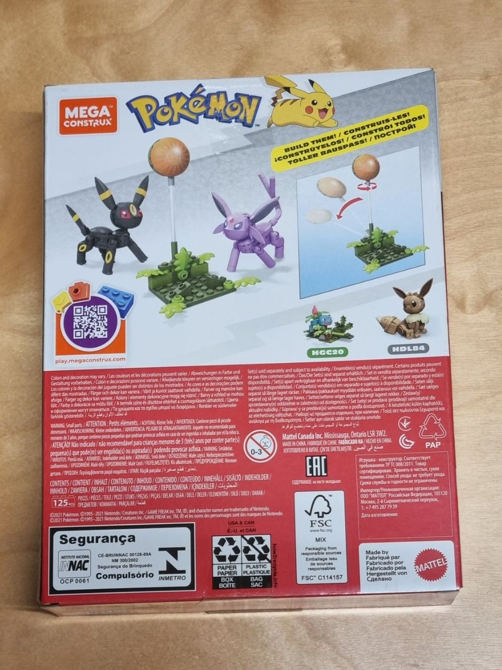 Mega Kit di costruzioni: MEGA CONSTRUX Pokémon Umbreon & Espeon HGC21 – Nuovo e nell'imballaggio originale da Basadingen venduto da NekoBricks 2
