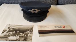 Swissair Uniform Mütze 60er Jahre