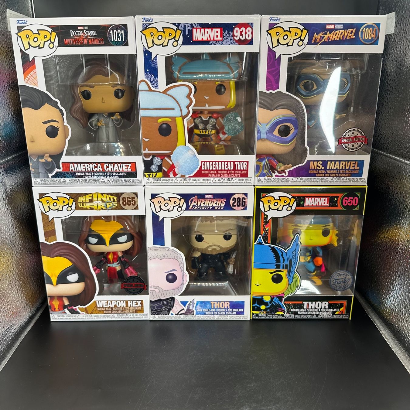Funko Figuren: Funko Pop! Marvel 6Stk Sammlung – Gebraucht aus Düdingen von Nerdworld