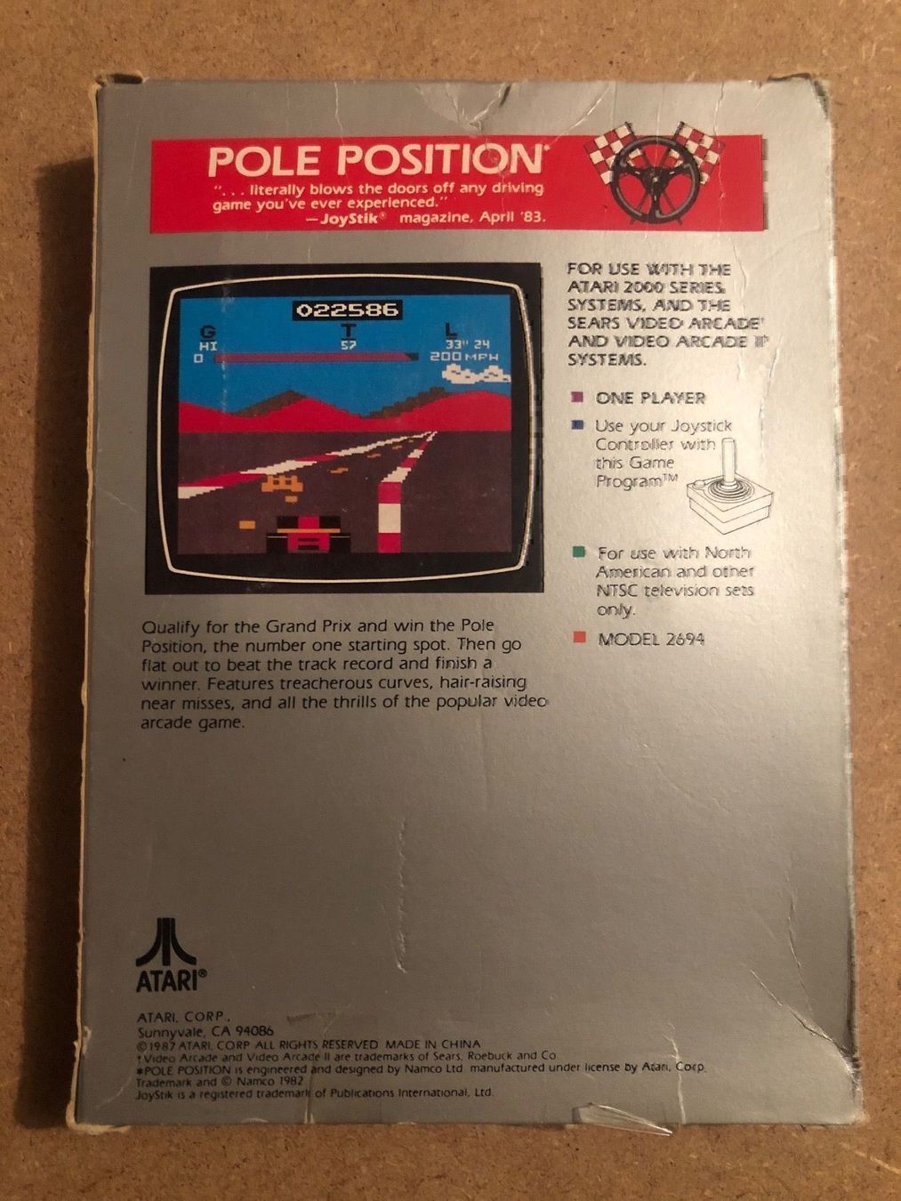 Spiele: Pole Position für Atari 2600 in OVP – Gebraucht aus Kestenholz von Inna09 1