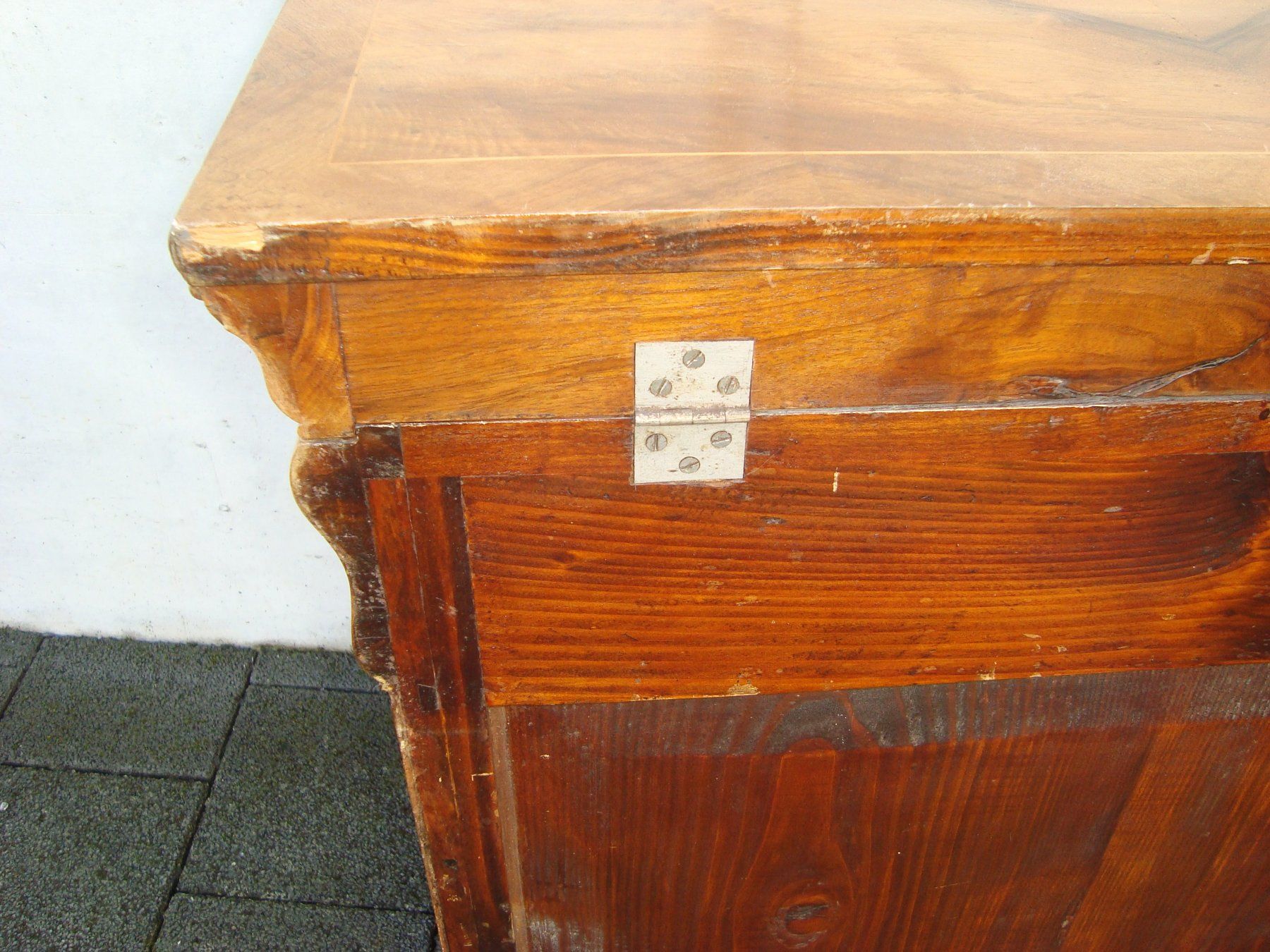 Cassettiere: schöne kleine, antike Waschkommode, Nussbaum – Usato da Oberdorf NW venduto da Lufao 8