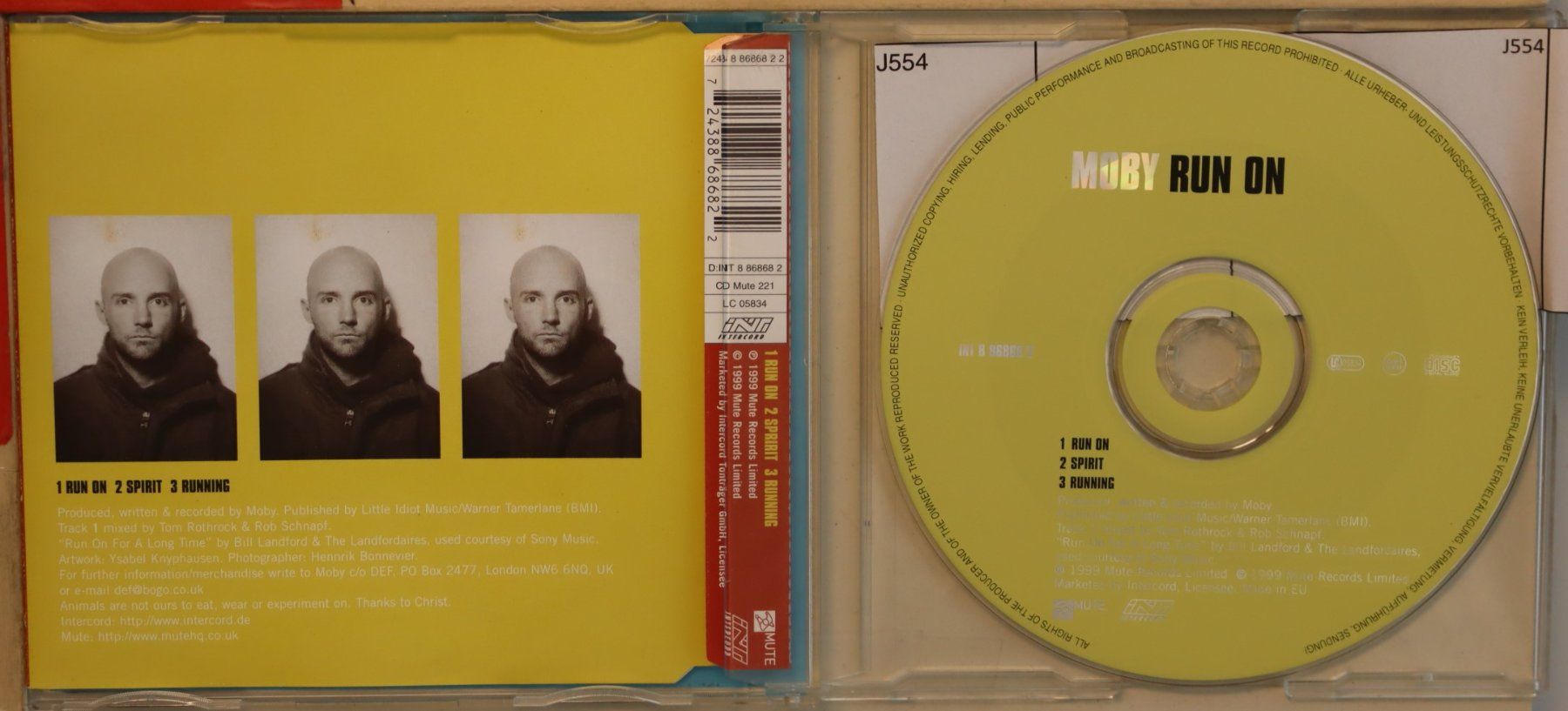 CD: Moby – Run On – Usato da Luzern venduto da CONTENTI 1