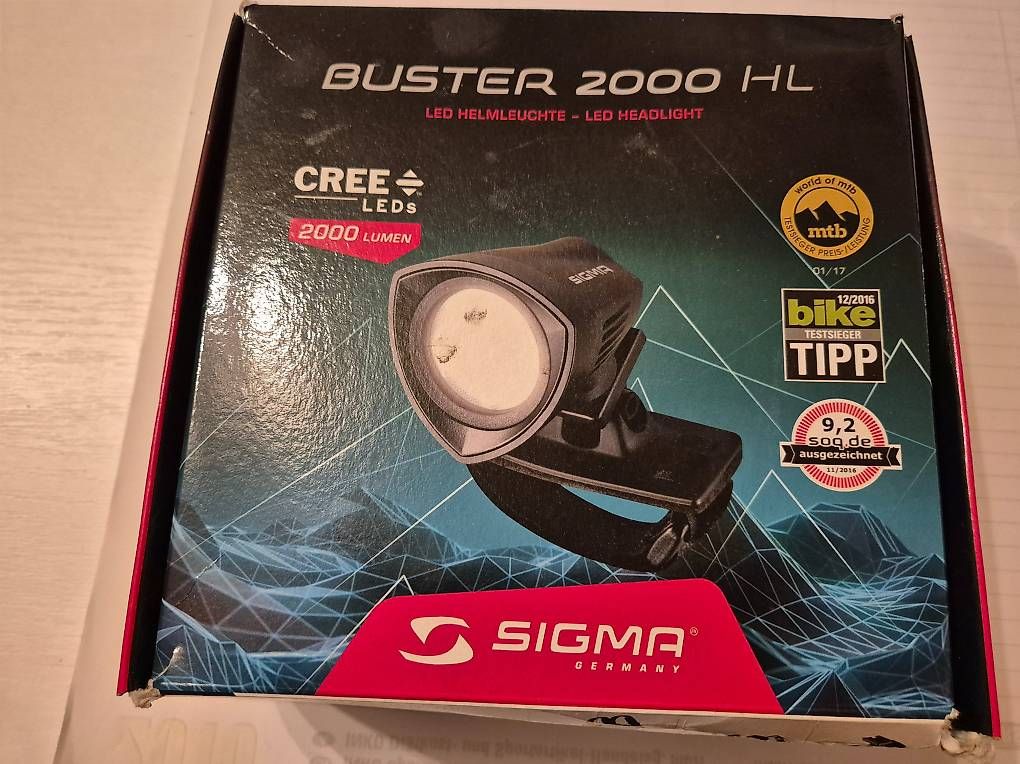 Pezzi di ricambio: Sigma Buster 2000 HL, LED Helmlampe - LED Headlight – Nuovo e nell'imballaggio originale da Bättwil venduto da Elise184 2