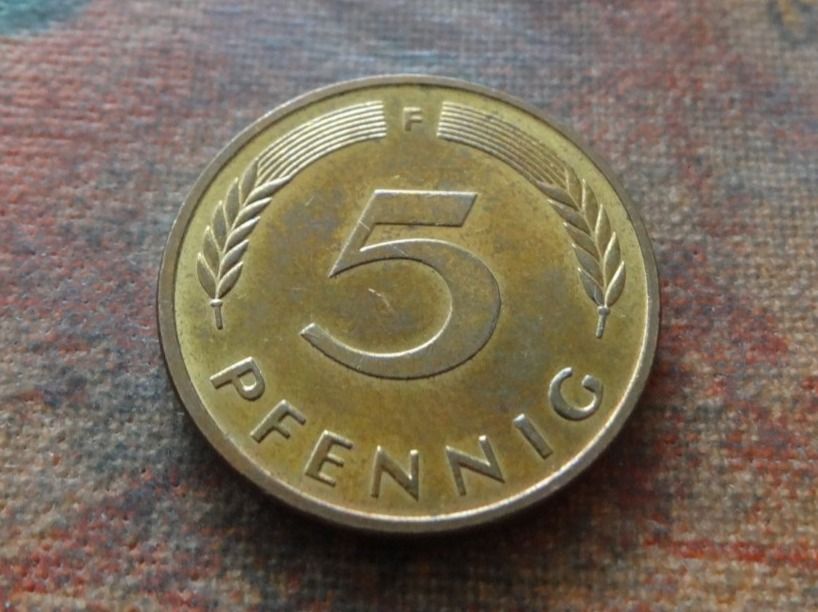Tutti le monete: DEUTSCHLAND 5 Pfennig 1984 – Usato da Romanel-sur-Lausanne venduto da Swift13 1