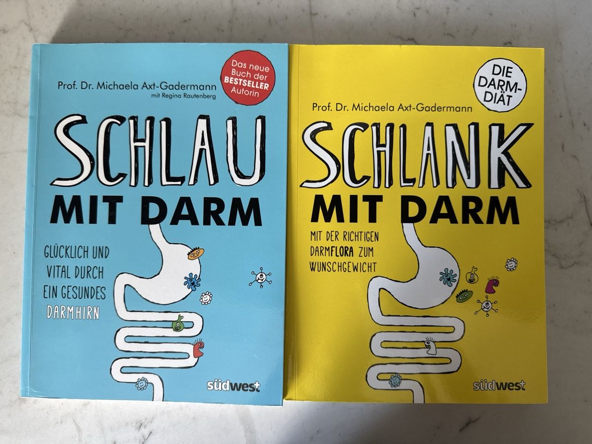 Libri: 2 Bücher: Dr. Michaela Axt-Gadermann Schlau/schlank mit Darm – Usato da Zürich venduto da Nellyville73