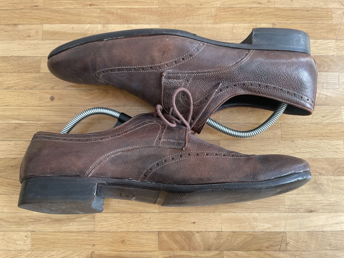 Scarpe da uomo: Braune Halbschuhe - Gr.43.5 – Usato da Zürich venduto da Maxim0357 5