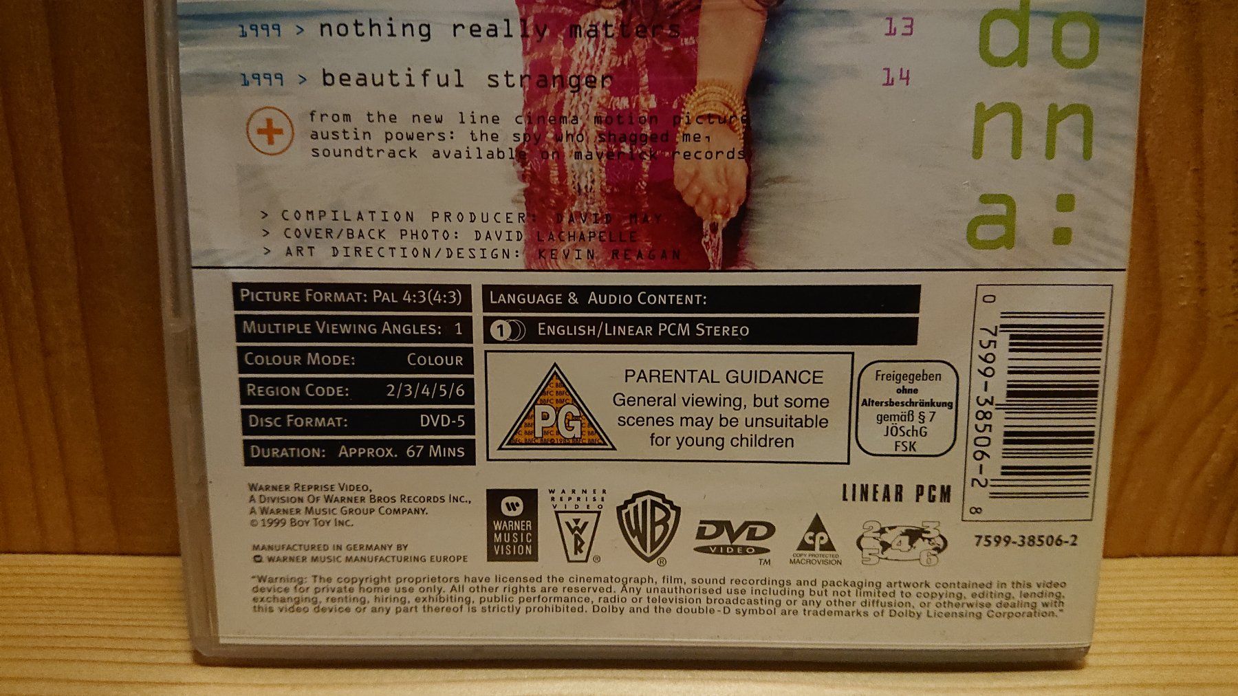 Tutti i DVDs: MADONNA The Video Collection 93 - 99 DVD – Usato da Wilderswil venduto da Exebub 3