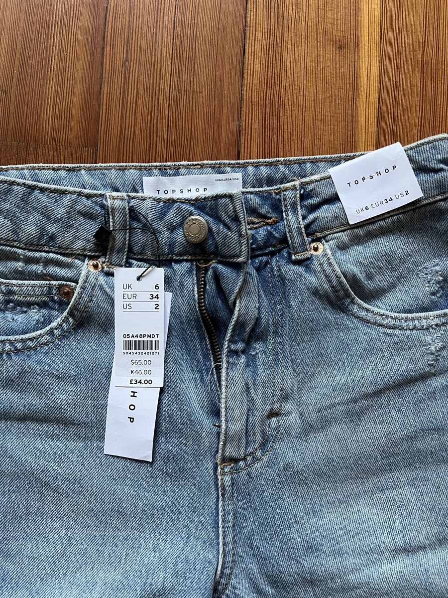 Topshop Jeans: Shorts – Nuovo e nell'imballaggio originale da Kriens venduto da seaside_anchor 2