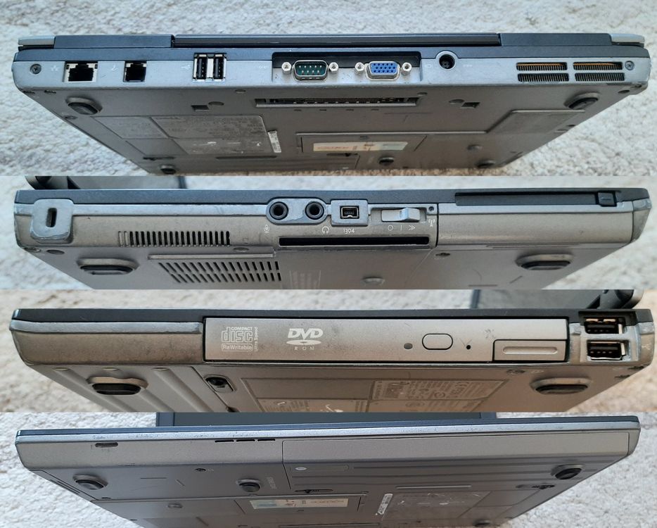 Dell Latitude D630 Windows XP & OFFICE 2007, Serial - RS-232 5