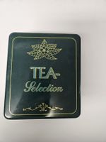 Vintage Teedose Sidroga / grün gold 4 Fächer / #WT18