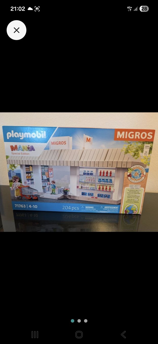 Playmobil Giocattoli: Migros Filiale NEU VERPACKT – Nuovo e nell'imballaggio originale da Zürich venduto da mil_2hmy