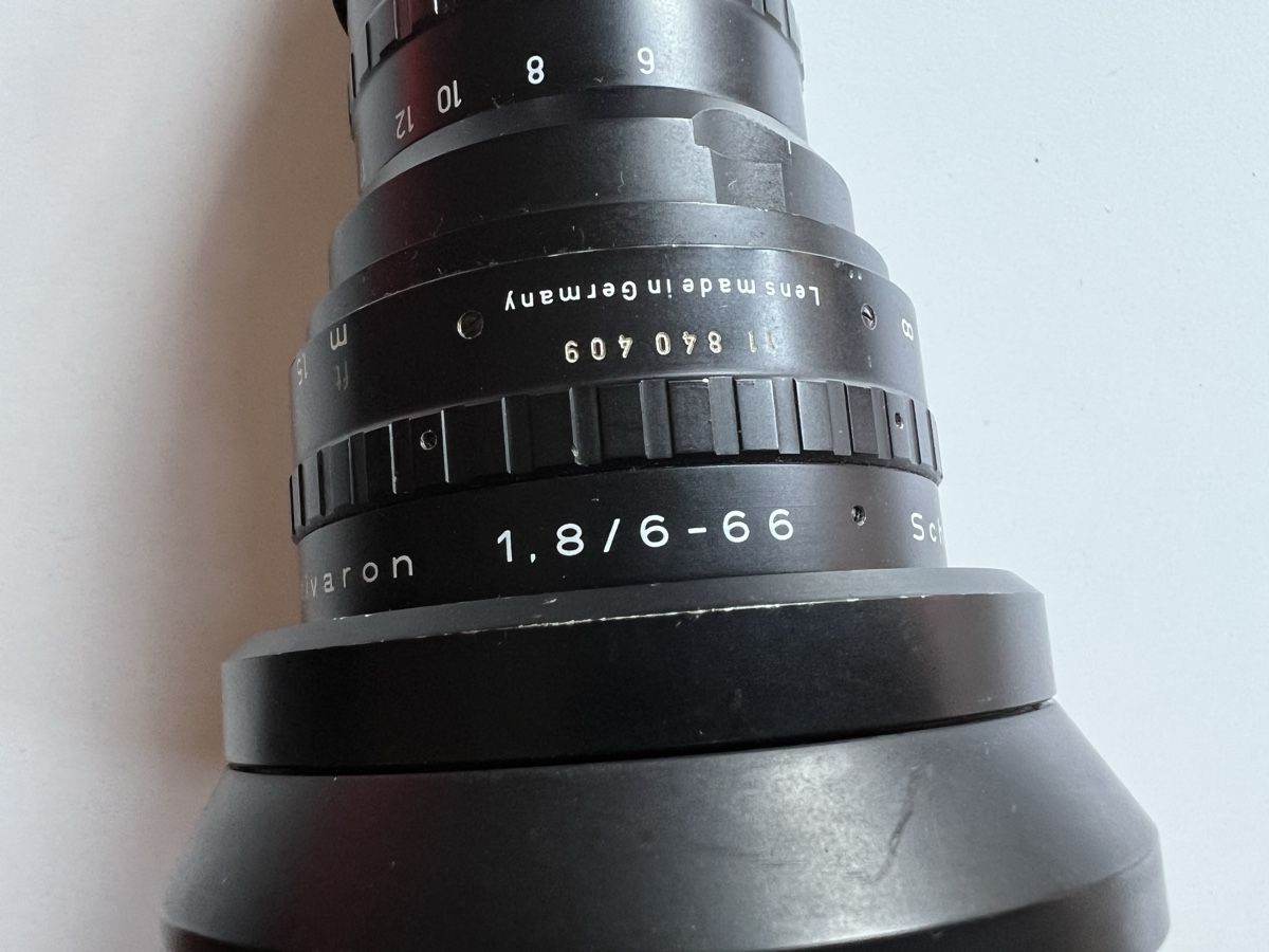 SCHNEIDER - Kreuznach Beaulieu - Optivaron, 6 - 66 mm, f/1.8