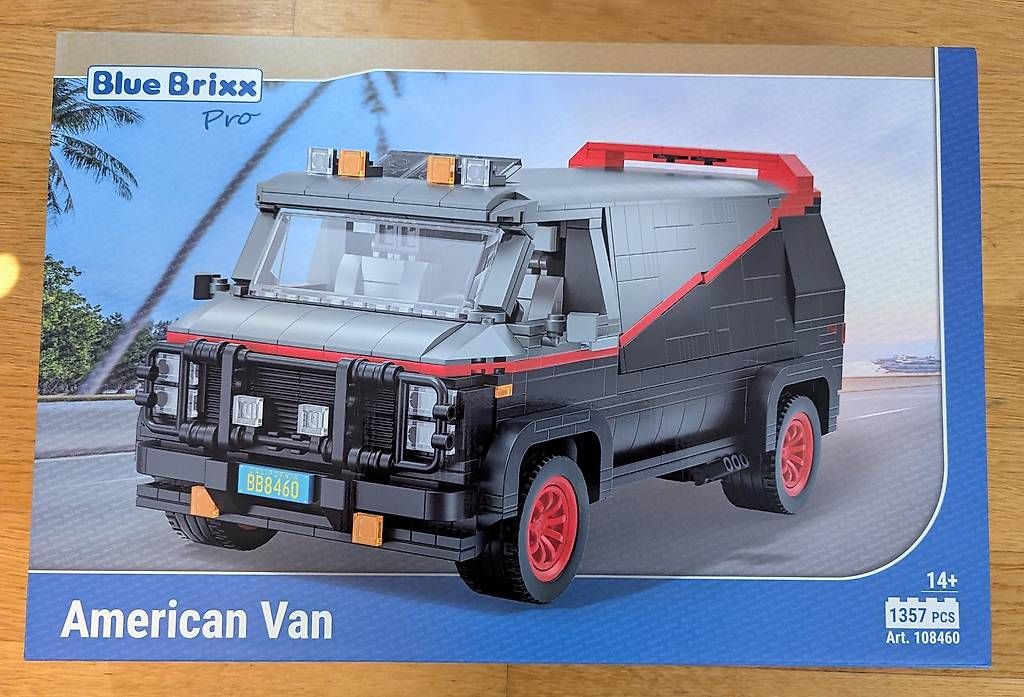 BlueBrixx Baukästen: Blue Brixx Pro American Van 108460 – Gebraucht aus Heerbrugg von Adrian601