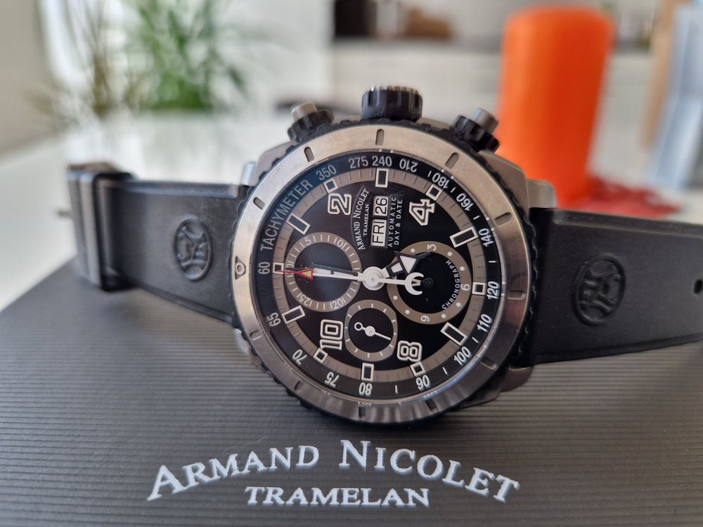 Armand Nicolet S05 Titanium Chronograph Automatic Day Date