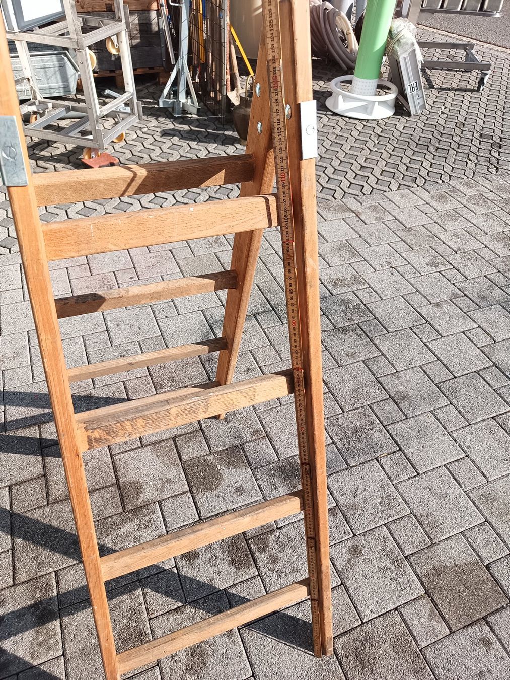 Leitern: Bockleiter Holz Holzbockleiter – Gebraucht aus Oberegg von A-Z.Handel.Loehrer 6