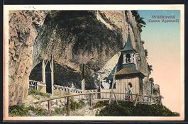 Wildkirchli, Kleine Kapelle am Höhlenei
