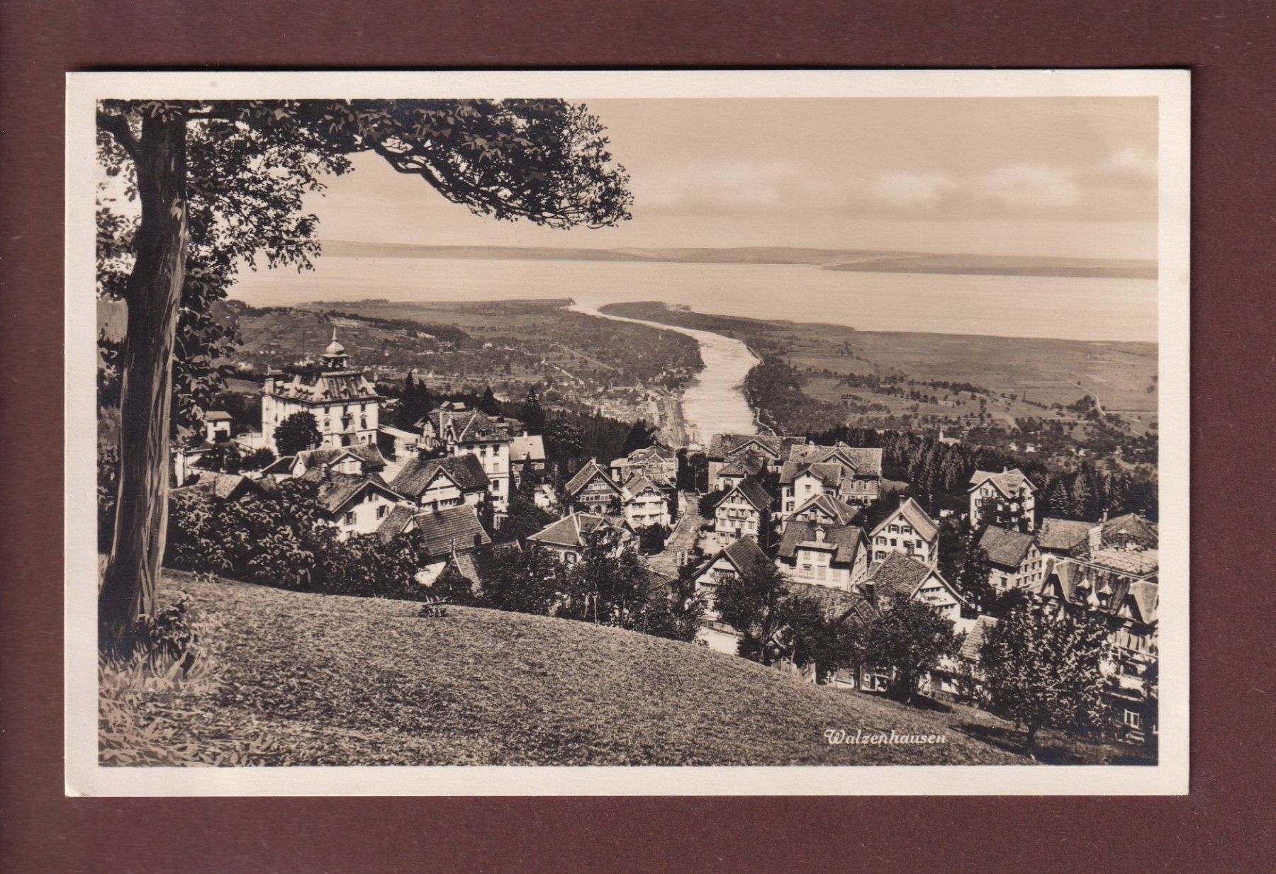 Cartoline postali: WALZENHAUSEN - Teilansicht - 1927 – Usato da Pully venduto da nicecards