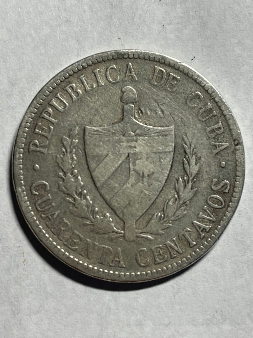 Tutti le monete: (13) 40 Centavos, Kuba 1915 – Usato da Aesch BL venduto da masmusgo 1