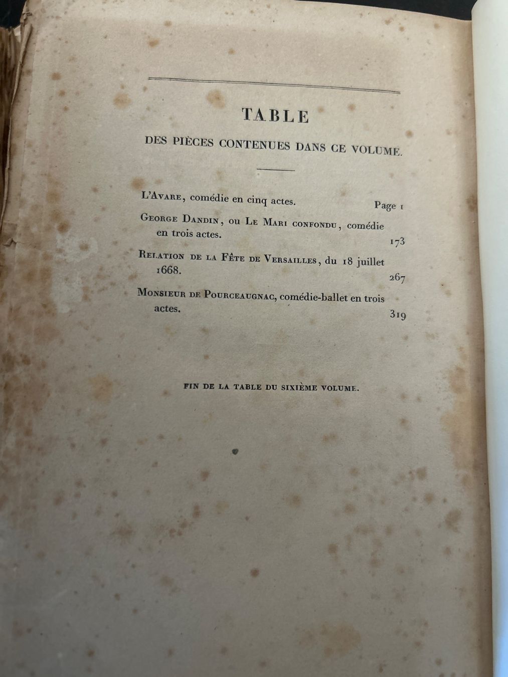 Libri: Œuvres completes de Molière tome VI – Usato da Céligny venduto da isa_lgy2 6