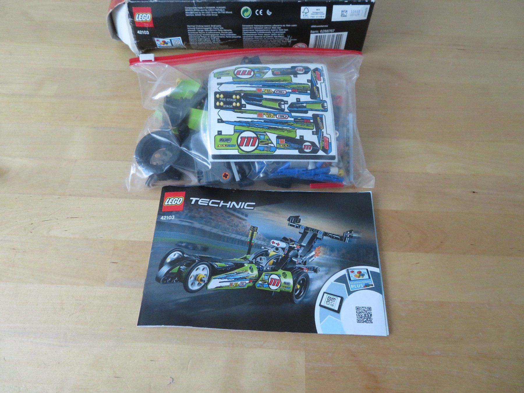 Lego Giocattoli: LEGO Technik 42103 Dragster – Usato da Zürich venduto da piroma 1