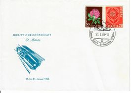 Brief, Bob Weltmeisterschaft St.Moritz 1965