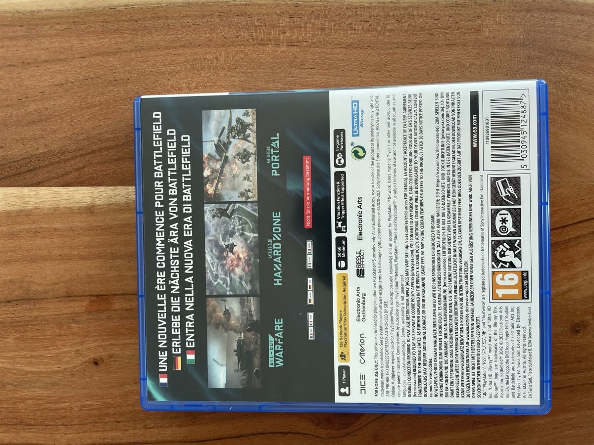 Sony Spiele: Battlefield 2042 für PS5 – Gebraucht aus Triesen von Nvdp77 1