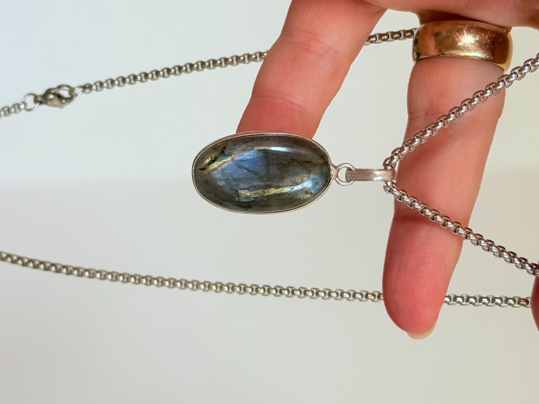 Catenine: Collier avec Labradorite – Nuovo e nell'imballaggio originale da Genève venduto da AWWA 9