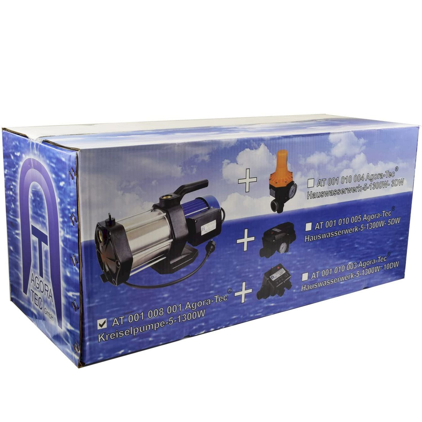 Pompe & Parti di ricambio: Agora-Tec Kreiselpumpe 5-1300W – Nuovo e nell'imballaggio originale da Bottighofen venduto da zaap 3